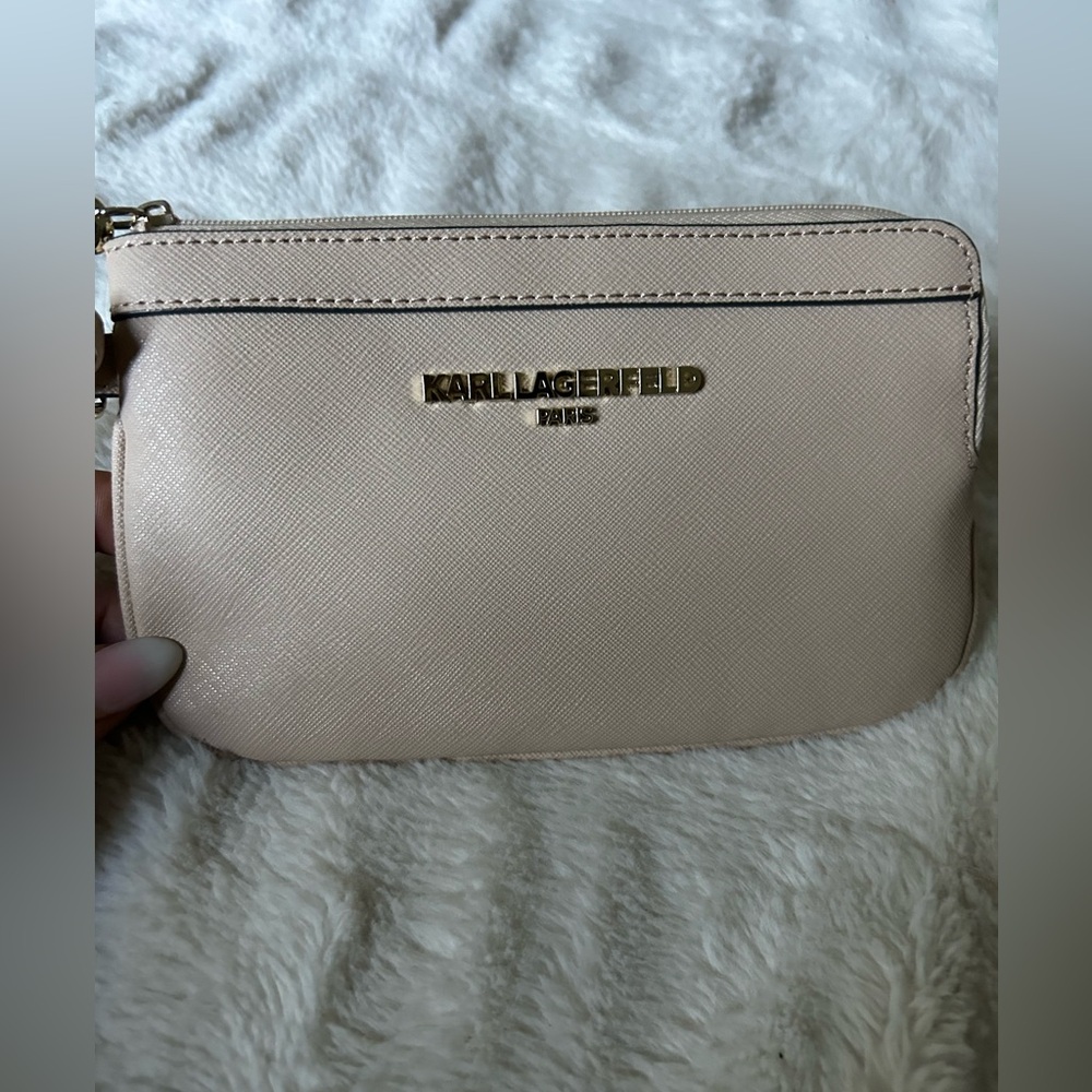 Karl Lagerfeld Cream Bag